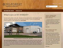 Tablet Screenshot of nuforest.com